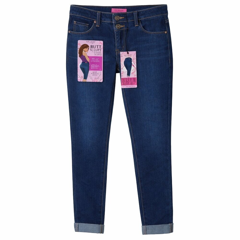 NWT WAX JEAN “Butt, I Love You!” Cuffed Capri Jeans Junior Size 3